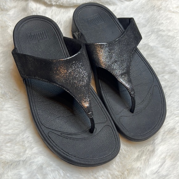 Fitflop Shoes Fitflop Brown T Strap Sandals Womens Size 8 Black